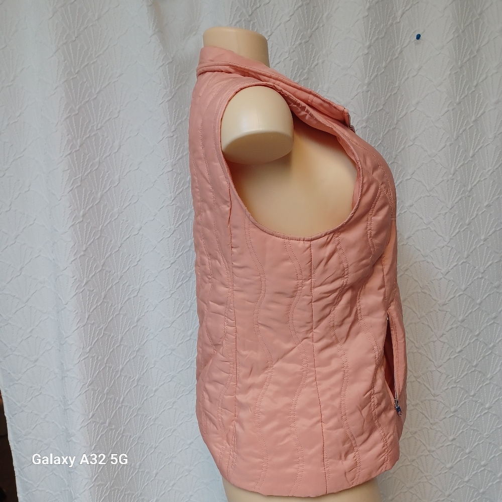 Christopher & Banks New Women Size M Peach Fabric Label Vest - Picture 6 of 13